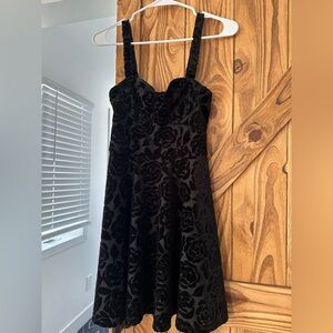 Abercrombie & Fitch Black Floral Mini Dress